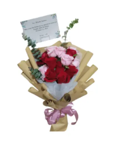 hand buket bunga kebumen