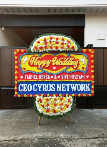 Papan Bunga Pernikahan kebumen
