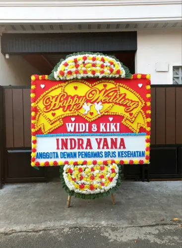 Papan Bunga Pernikahan kebumen